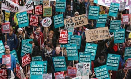 Thousands Of Students March In Support Of Education And The Welfare State