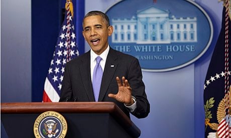 Barack Obama Makes A Statement On Reopening The Government In Washington
