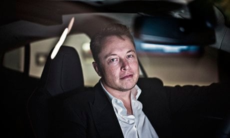 Elon Musk Tesla electric car chief executive