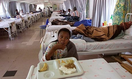 A hospital ward in in Soweto, South Africa