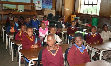 Swazi children in school