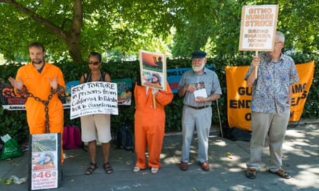 Guantanamo protests in London