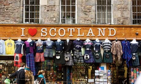 I love Scotland souvenir shop