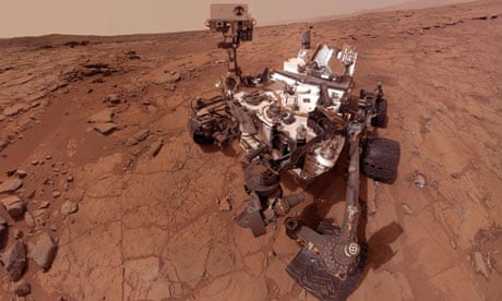 Curiosity rover on Mars