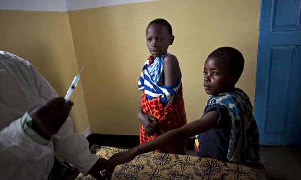 MDG : GAVI immunisation against measles and rubella in the Losikito district , Tanzania