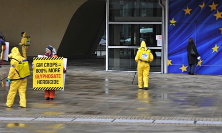 MDG : Genetically Modified,  GM protest at EU Commission headquarters in Brussels
