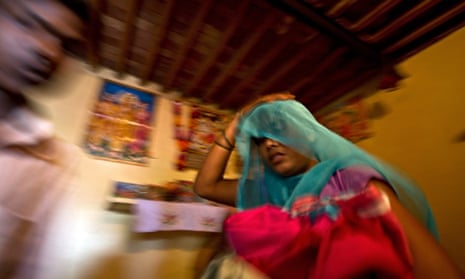 An alleged human-trafficking victim is rescued from a village in India, where women are tricked into different forms of slavery ranging from domestic service to prostitution.