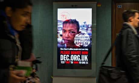 MDG : Philippines Appeal UK aid : London Underground staff raise funds for Typhoon Haiyan victims