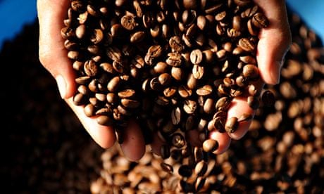 Climate change and coffee farming : roasted coffee beans