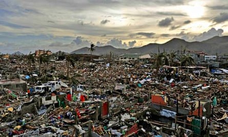 aftermath of Typhoon Haiyan in Tacloban, Leyte, Philippines