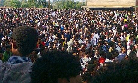 MDG : Ethiopi : Student protest in Ambo