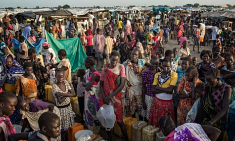 MDG : Humanitarian crisis and famine in South Sudan : IDP camp in Bentui