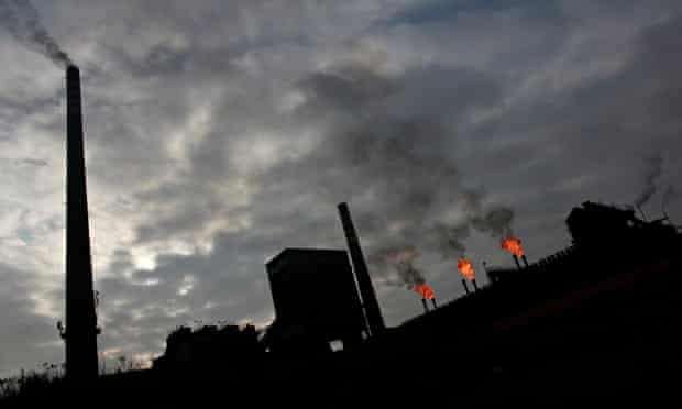Co2 Pollution and climate change : General view of a coking plant in the city of Bytom Silesia