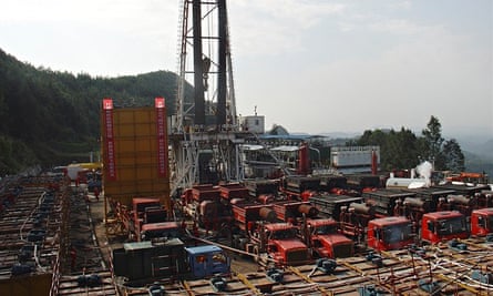 Fracking for shale gas in Sichuan, China