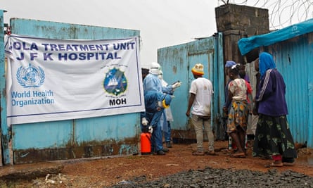 MDG : Ebola crisis in Liberia : Liberians with symptoms at JFK treatment center in Monrovia