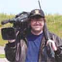 Michael Moore shooting Bowling for Columbine