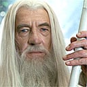 Ian McKellen as Gandalf in Lord of the Rings: the Two Towers