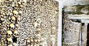 The catacombs in Paris