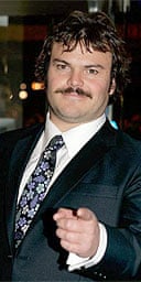 Jack Black arrives at the UK Premiere of "King Kong" at the Odeon Leicester Square on December 8, 2005 in London