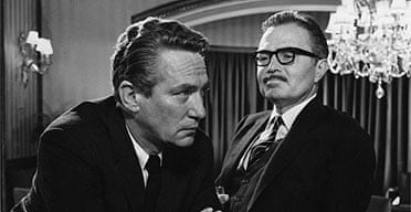 Peter Finch and James Mason in The Pumpkin Eater