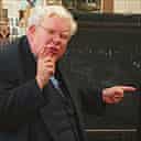 Richard Griffiths filming The History Boys