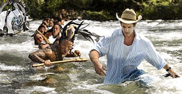 Mel Gibson directing Apocalypto
