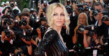 Madonna on the red carpet at Cannes 2008