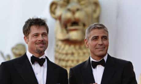 George Clooney and Brad Pitt at Venice 2008