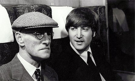 John Lennon and Wilfred Brambell in A Hard Day's Night 1964