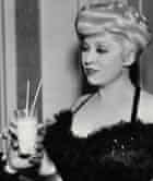 Mae West with drink