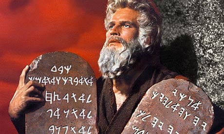 Charlton Heston as Moses in The Ten Commandments (1956)