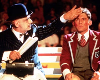 George Khan and Lee Evans in Funny Bones