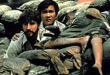 Sam Waterston and Haing S Ngor in The Killing Fields
