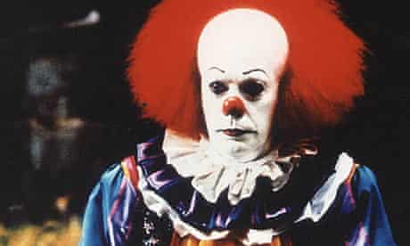 Tim Curry as Pennywise in the 1990 TV adaptation of Stephen King's It