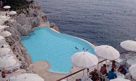 Seaside swimming pool at the Hotel du Cap, Cote d'Azur