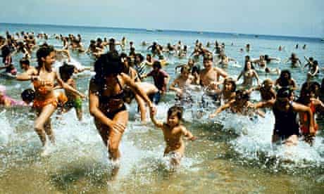 Beach scene from the film Jaws