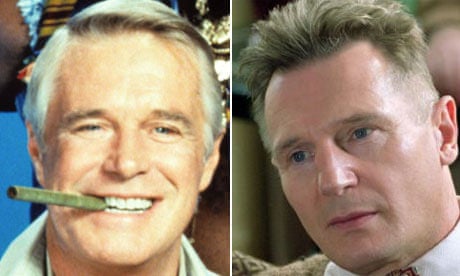 George Peppard in The A Team and Liam Neeson in Kinsey