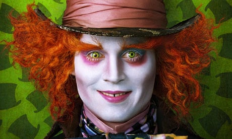 johnny depp as the mad hatter