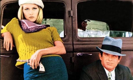 Faye Dunaway and Warren Beatty in a still from the film Bonnie and Clyde
