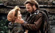 Jessica Lange and Liam Neeson in Rob Roy
