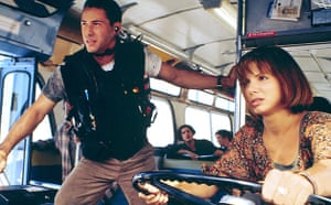 Sandra Bullock: Keanu Reeves and Sandra Bullock in Speed (1994)