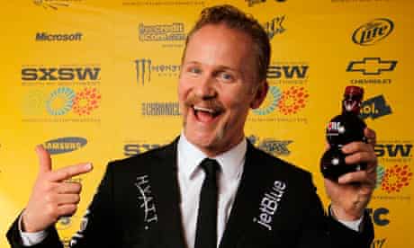 Custom made … Morgan Spurlock at the Sundance premier of The Greatest Movie Ever Sold in March.