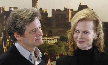Colin Firth and Nicole Kidman at The Railway Man photocall - Edinburgh