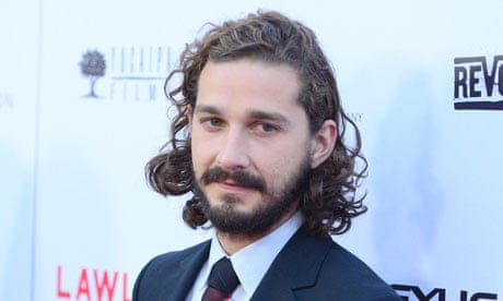 Shia LaBeouf at the premiere for Lawless
