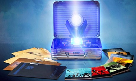 Legal case … Marvel's Avengers box set, featuring a briefcase design based on Rimowa's Topas attache