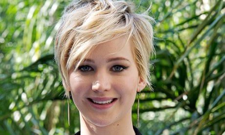 Jennifer Lawrence at the LA press conference for The Hunger Games: Catching Fire