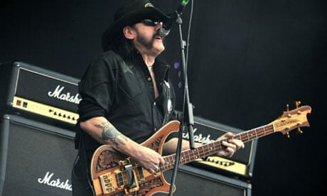 Rock steadied … Lemmy performs during Motörhead's Download festival set last month.