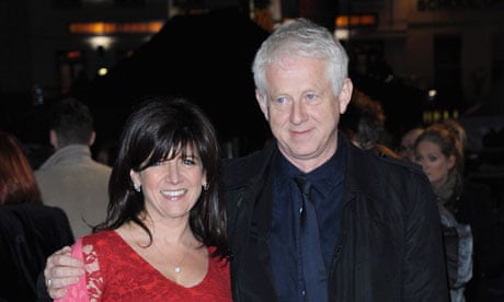 About Time for a change? … Richard Curtis with his wife, Emma Freud.