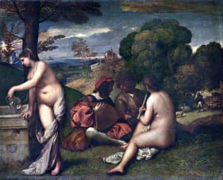 Titian's The Pastoral Concert (c1509).