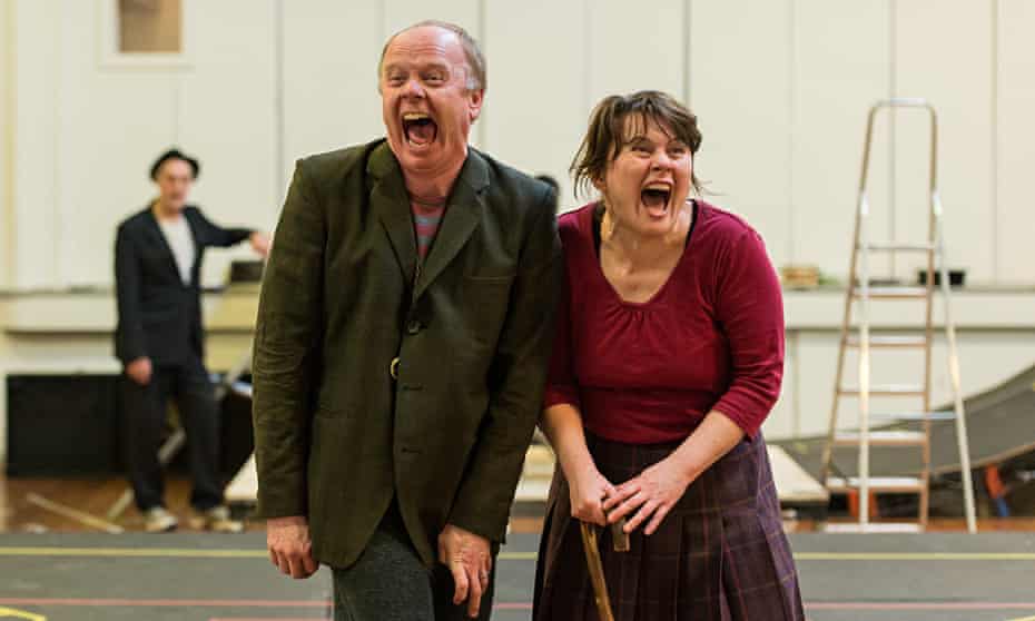 Highly anticipated … Jason Watkins and Monica Dolan rehearse Roald Dahl's The Twits – adapted by End